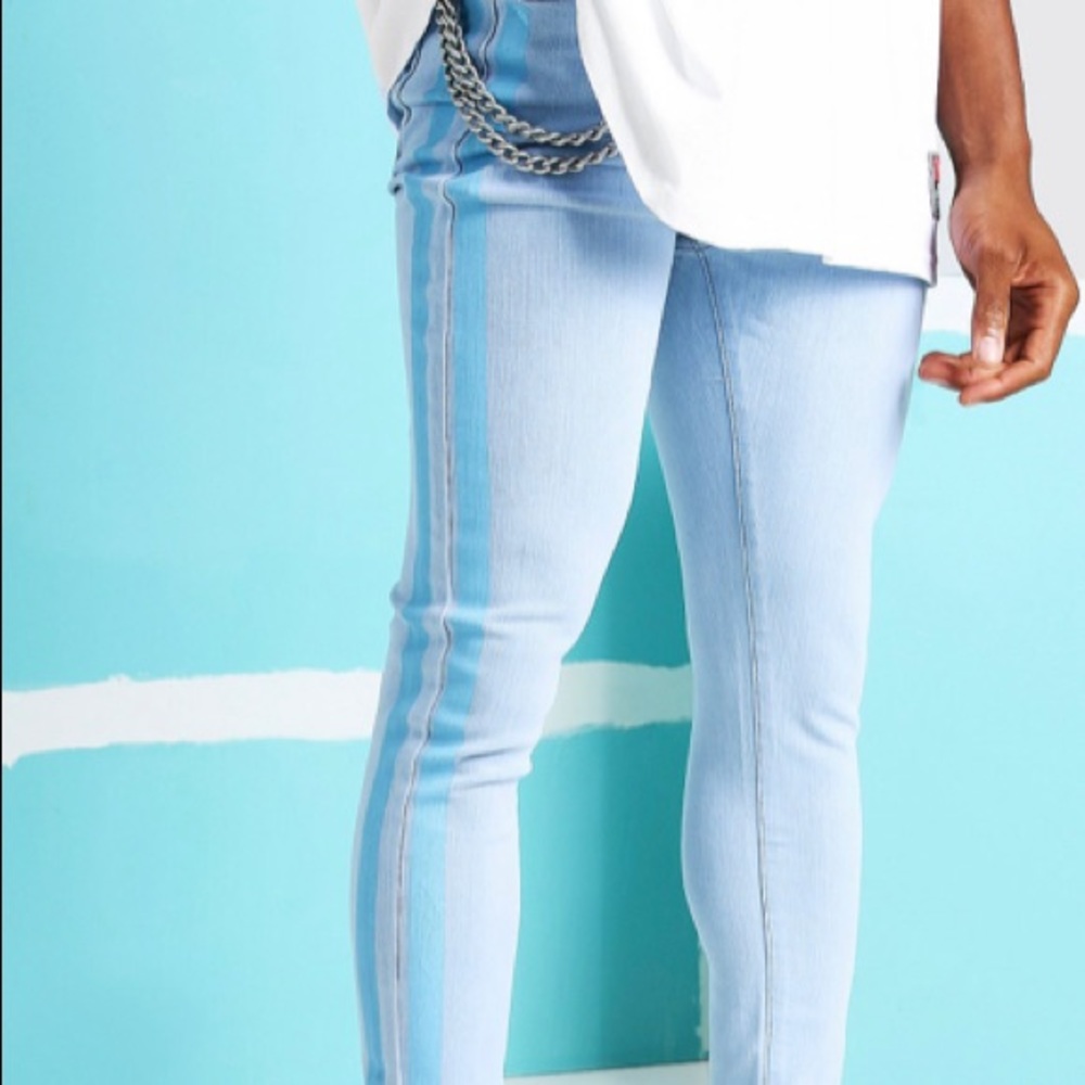 Super skinny Stripe jeans